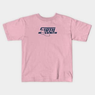 SLOTH STYLE BLUE Kids T-Shirt